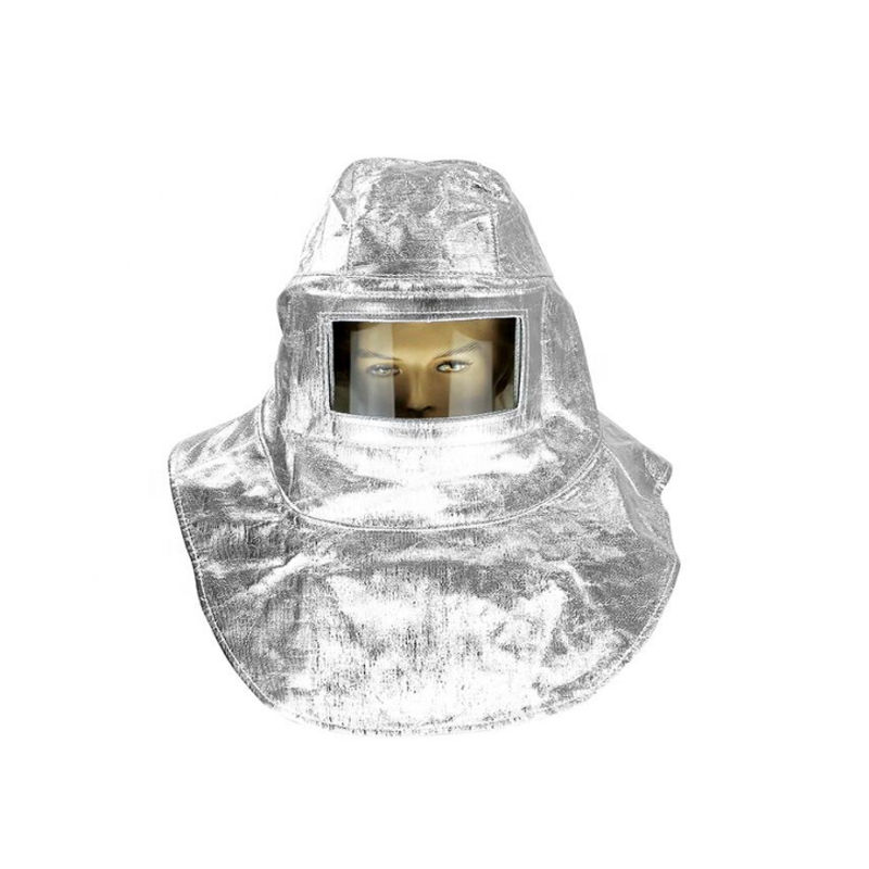 Pelindung Muka Hood Aluminium Foil Kalis Api untuk Kimpalan